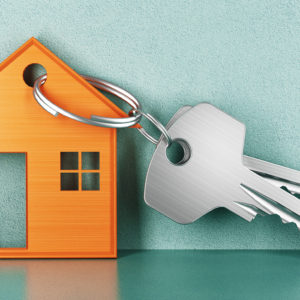 Mortgage, Investment, Real Estate And Property Concept Close Up Of House Keys. 3d Rendering